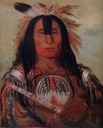 George Catlin Stu-mick-o-sucks,Buffalo Bull-s Back Fat,Head Chief,Blood Tribe oil painting
